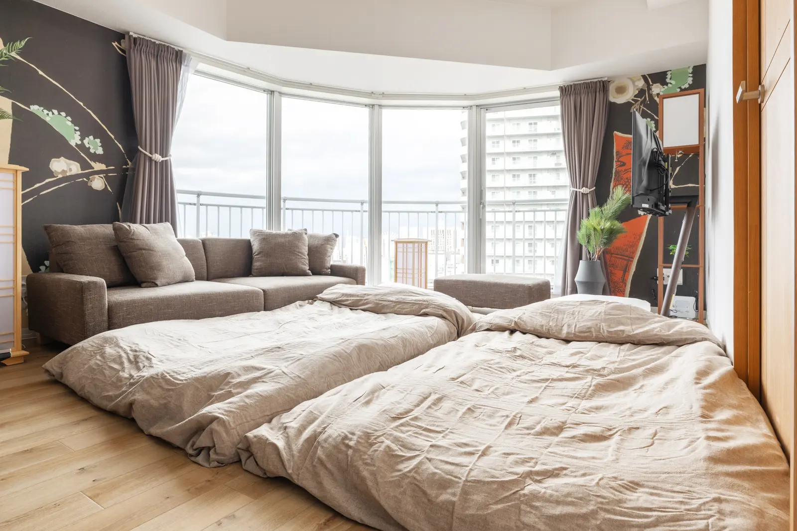 Cozy Stay Sapporo Central 1801 — リビング